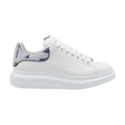 Alexander McQueen Vita Sneakers med Graffiti Print White, Herr