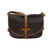 Louis Vuitton Vintage Pre-owned Canvas louis-vuitton-vskor Brown, Dam