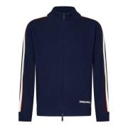 Dsquared2 Blå Ullblandning Dragkedja Cardigan Blue, Herr