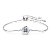 Swarovski Änglakvadrat Blå Kristallarmband Gray, Dam