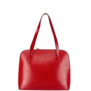 Louis Vuitton Vintage Pre-owned Laeder axelremsvskor Red, Dam