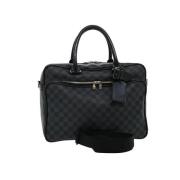 Louis Vuitton Vintage Pre-owned Canvas handvskor Black, Dam