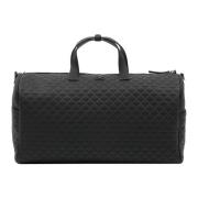 Emporio Armani Logo Monogram Duffle Väska Black, Herr