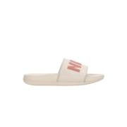 Nike Komfort Slide Tofflor Lt Orewood Brn/Röd Beige, Herr