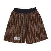 Nike Mesh Basketshorts Monarch/Svart/Vit Brown, Dam