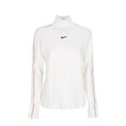 Nike Hög hals Långärmad T-shirt Röd White, Dam