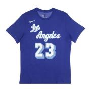 Nike LeBron James NBA Tee Harwood Classic Blue, Herr