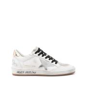 Golden Goose Multifärgade Sneakers Distressed Finish Design White, Dam