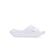 Hoka One One Recovery Slide 3 Tofflor Vit White, Herr