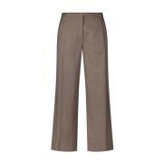 Cinque Straight Leg Trousers Brown, Dam