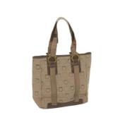 Salvatore Ferragamo Pre-owned Pre-owned Bomull handvskor Beige, Dam