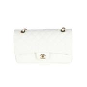 Chanel Vintage Pre-owned Laeder chanel-vskor White, Dam