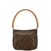 Louis Vuitton Vintage Pre-owned Canvas handvskor Brown, Dam