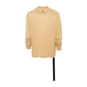 Rick Owens Senap Crew Neck T-shirt Beige, Herr