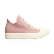 Rick Owens Rosa Sneakers med Haj-Tand Sulor Pink, Dam