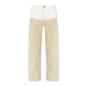 Jil Sander Jeans med ombre-effekt Beige, Dam