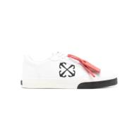 Off White Vita Platta Skor White, Herr