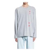 Comme des Garçons Play T-Shirts Gray, Herr