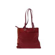 Prada Vintage Pre-owned Nylon prada-vskor Red, Dam