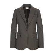 P.a.r.o.s.h. Grön Ull Blazer Jacka Green, Dam