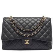 Chanel Vintage Pre-owned Laeder chanel-vskor Black, Dam