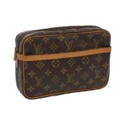 Louis Vuitton Vintage Pre-owned Canvas louis-vuitton-vskor Brown, Dam