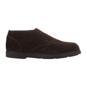 Doucal's Brun Mocka Slip-On Ankelboots Brown, Herr