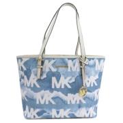 Michael Kors Pre-owned Pre-owned Plast totevskor Blue, Dam