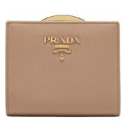 Prada Vintage Pre-owned Laeder plnbcker Beige, Dam