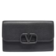 Louis Vuitton Vintage Pre-owned Laeder kuvertvskor Black, Dam