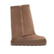 Casadei Brun Mocka Vändbara Kilboots Brown, Dam