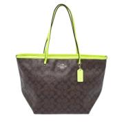 Coach Pre-owned Pre-owned Canvas handvskor Multicolor, Dam