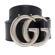 Gucci Vintage Pre-owned Laeder skrp Black, Dam