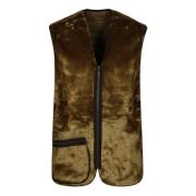 Barbour Mysig Pile Gilet Brown, Herr