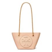 Tory Burch Rosa Nylon Axelväska med Dragkedja Pink, Dam