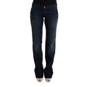 Costume National Elegant Blå Regular Fit Bomullsjeans Blue, Dam