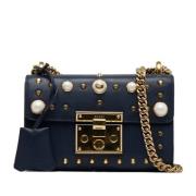 Gucci Vintage Pre-owned Laeder axelremsvskor Blue, Dam