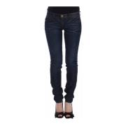 Ermanno Scervino Chic Mörkblå Skinny Jeans Blue, Dam