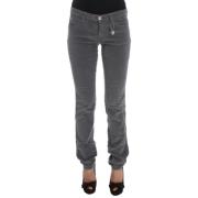 Costume National Slim Gr Jeans Elegant Stil Gray, Dam