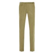 Corneliani Stretch bomullsbyxor med fickor Green, Herr