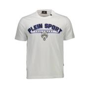 Plein Sport Elegant Rund Hals T-shirt White, Herr