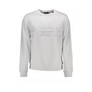 Plein Sport Chic Sweatshirt med Kontrastdetaljer White, Herr