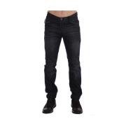 Costume National Gr Slim Fit Denim Jeans Gray, Herr