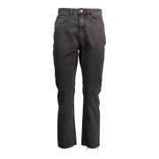 Desigual Black Cotton Jeans & Pant Black, Dam