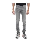 Diesel Grå Bomulls Jeans Byxor Gray, Herr