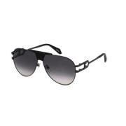 Just Cavalli Shiny Gun Smoke Gradient Solglasögon Gray, Herr