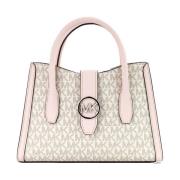 Michael Kors Gabby Small Powder Blush PVC Satchel Multicolor, Dam