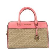 Michael Kors Tea Rose Signature Duffle Crossbody Väska Multicolor, Dam