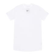 Nike Essential Tee Klänning Vit/Svart White, Dam