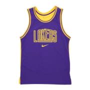 Nike Basketball Tank Top Courtside Lakers Purple/Yellow Purple, Herr